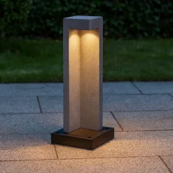 Titano pt h49 ideal lux lampioncino da giardino led 7w 4000k ip55