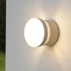 Toffee ap ideal lux applique da esterno bianca led ip65