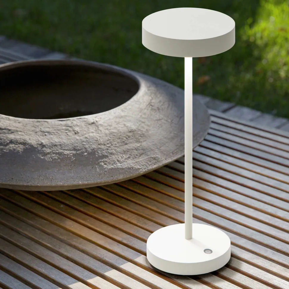 Toffee tl lampada da tavolo ip54 bianco led 3000k portatile