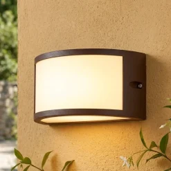 Top light applique cairo corten per esterno moderna ip54