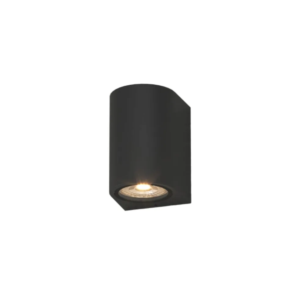 Top light applique per esterno balcone moderna nera ip65
