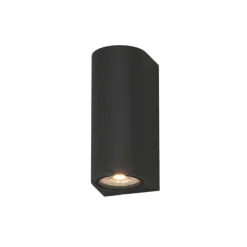 Top light applique per esterno balcone lione moderna nera ip65