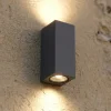 Top light atene applique da esterno moderna antracite ip65