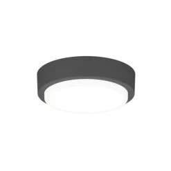 Top light baku plafoniera rotonda per esterni antracite