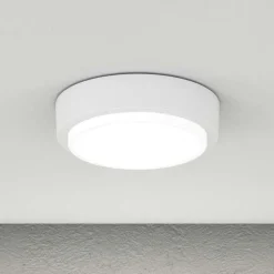 Top light baku plafoniera rotonda per esterno bianca