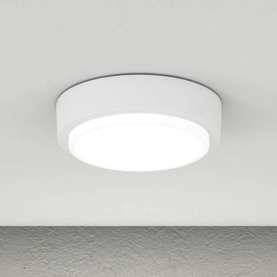 Top light baku plafoniera rotonda per esterno bianca