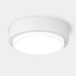 Top light baku plafoniera rotonda per esterno bianca