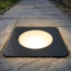 Top light capri faretto da esterno nero incasso pavimento anti corrosione