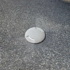 Top light capri grigio faretto rotondo da esterno per incasso pavimento calpestabile ip67