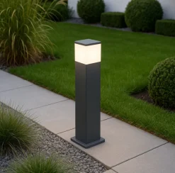 Top light como lampioncino da giardino moderno grigio 50cm ip65