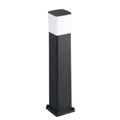 Top light como lampione da giardino nero anti corrosione