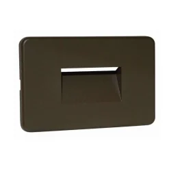 Top light intro segnapasso led da incasso a parete marrone per esterno ip65