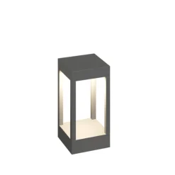 Top light lampioncino da giardino monaco antracite led 10w 3000k ip54