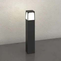 Top light lampione da giardino york moderno antracite ip54