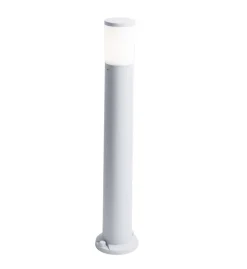 Top light lampione loano bianco da giardino moderno anti corrosione