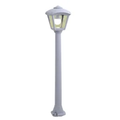 Top light lerici lampione da giardino anti corrosione lanterna grigia