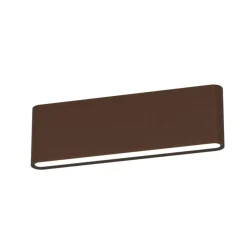 Top light lima applique corten da esterno biemissione luce ip54