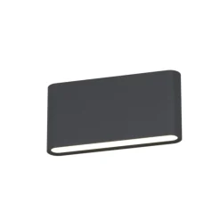 Top light lima applique per esterno antracite led 10w cct