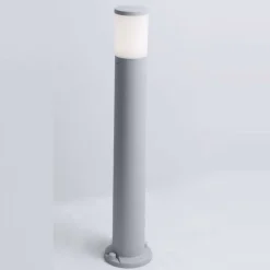 Top light loano lampione grigio per giardino moderno anti corrosione