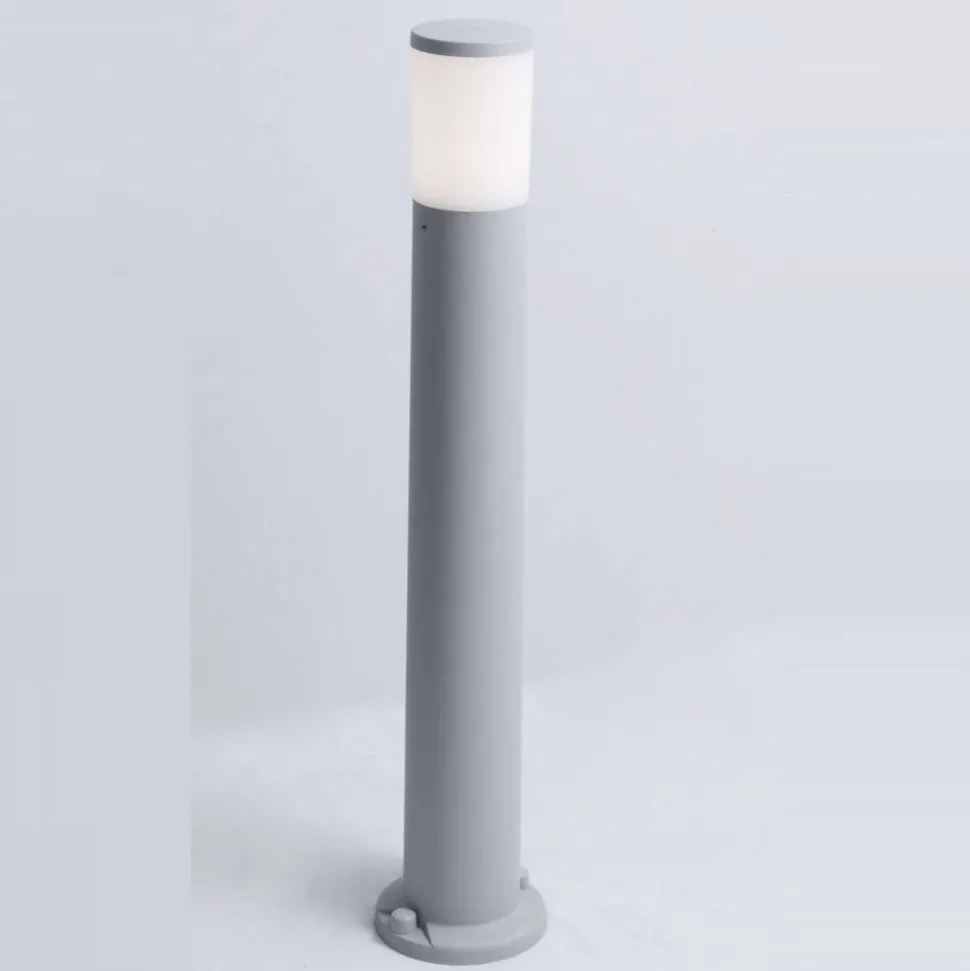Top light loano lampione grigio per giardino moderno anti corrosione