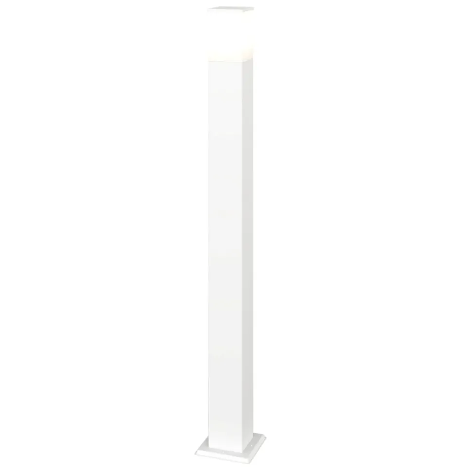 Top light nizza lampione da giardino moderno bianco ip44
