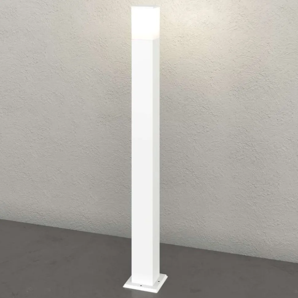Top light nizza lampione da giardino moderno bianco ip44