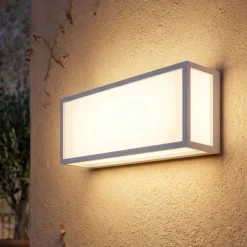 Top light osaka applique rettangolare per esterno moderna bianca
