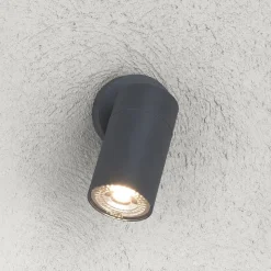 Top light oslo faretto da esterno antracite luce orientabile ip65