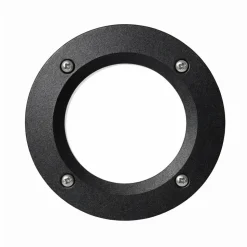 Top light parma segnapasso da esterno incasso parete rotondo nero anti corrosione