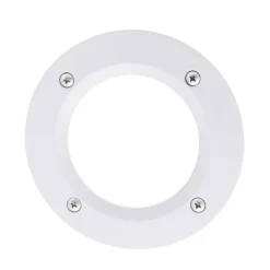 Top light parma segnapasso da incasso parete per esterno bianco rotondo anti corrosione ip66