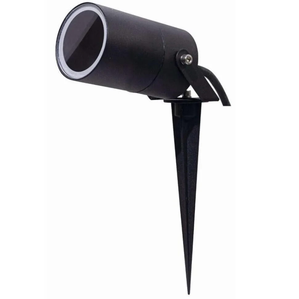 Top light pico faretto con picchetto per esterno giardino nero