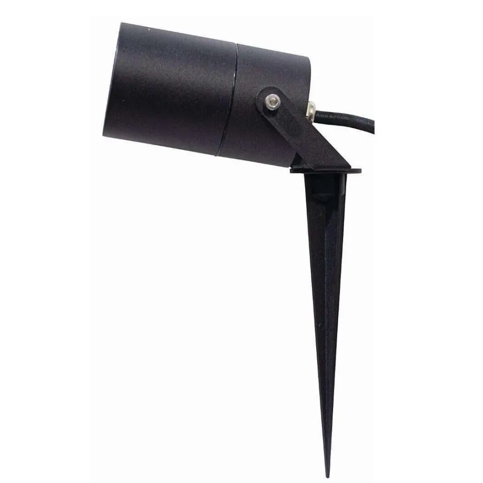 Top light pico faretto con picchetto per esterno giardino nero