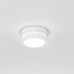 Top light plafoniera per esterno soho rotonda bianca moderna