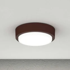 Top light plafoniera rotonda baku corten moderna ip54