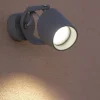 Top light roma faretto grigio per esterno anti corrosione ip66