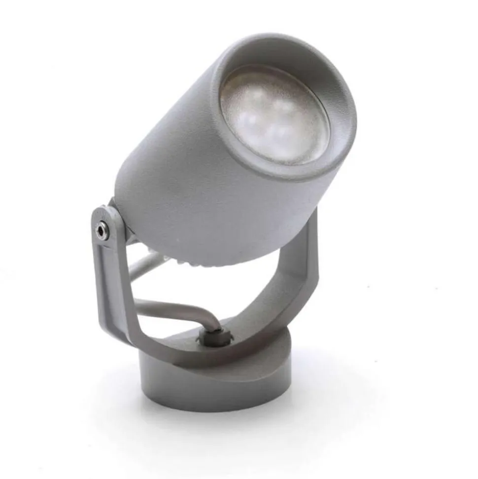 Top light roma faretto grigio per esterno anti corrosione ip66