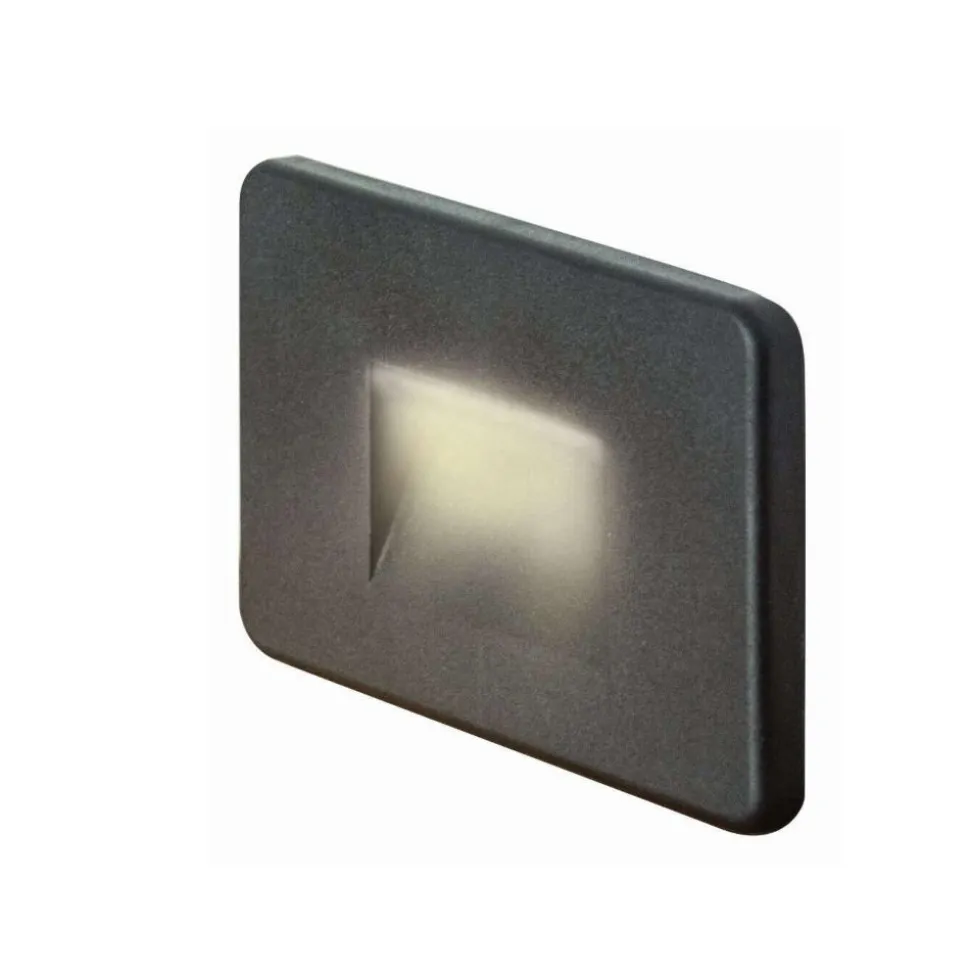 Top light segnapasso da esterno intro antracite per incasso parete led cct