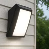 Top light siena applique nera per esterni ip66