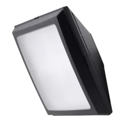 Top light siena applique nera per esterni ip66