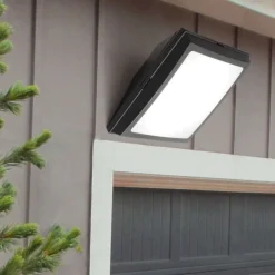 Top light siena applique nera per esterni ip66
