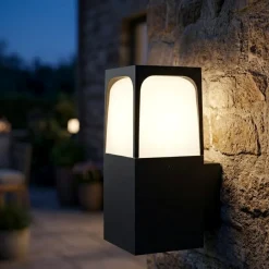 Top light york applique da esterno moderna antracite ip54