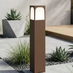 Top light york lampioncino da giardino corten ip54