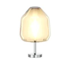 Top light abat-jour per camera da letto moderna vetro ambra