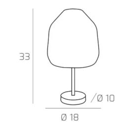 Top light abat-jour per camera da letto moderna vetro ambra