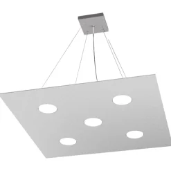Top light area lampadario da cucina quadrato grigio
