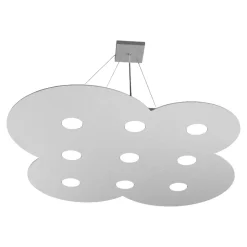 Toplight cloud grigio lampadario moderno per soggiorno