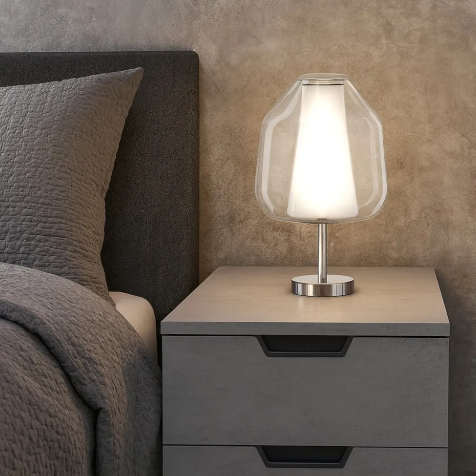 Toplight double skin abat-jour camera da letto moderna