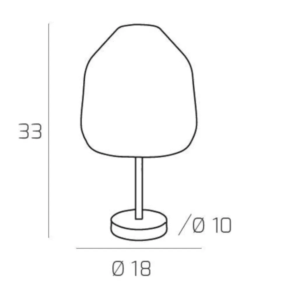 Toplight double skin abat-jour camera da letto moderna