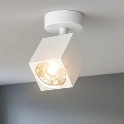 Top light faretto da soffitto kibo bianco led gu10 orientabile