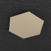 Toplight hexagon placca metallo decorativa sabbia
